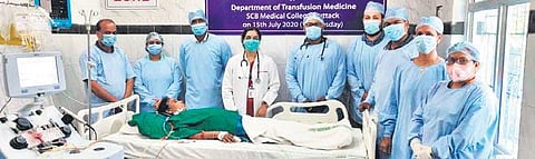 SCB MCH performs first Plasmapheresis through Apheresis method