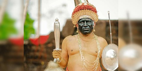 Ali Chamundi at Arikkady Bhagavathi Temple, Kasaragod (Photo| Folkland Kerala)
