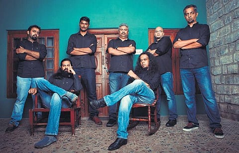 The band members of Agam