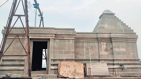 The renovated temple of Sri Kodanda Rama on Bodikonda Hills in Ramatheertham. Endowments Minister Kottu Satyanatrayana will inaugurate it on Monday I express