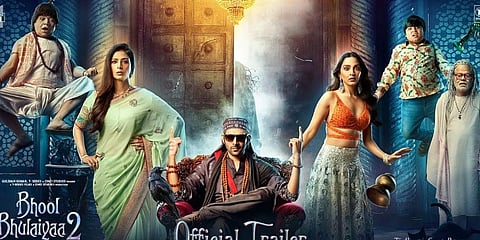 A still from Kartik Aaryan-starrer 'Bhool Bhulaiyaa 2'.