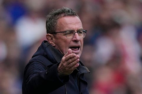 Manchester United's interim manager Ralf Rangnick. ( File Photo)