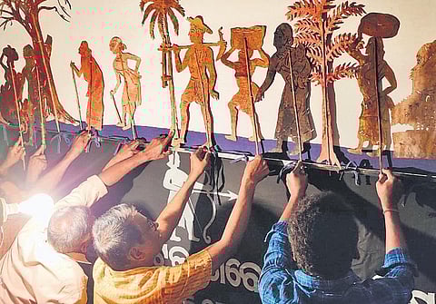 Ravana Chhaya, an ancient form of shadow puppetry . (Photo | EPS)