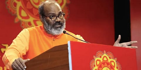 Rabble-rouser priest Yati Narsinghanand (Photo | PTI)