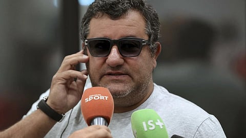 Mino Raiola, pictured in 2016, was one of the most powerful agents in world football. (File Photo | AFP)