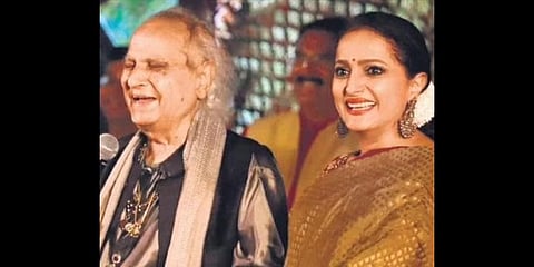 Durga with her father