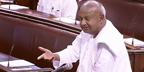 Former PM Deve Gowda (Photo | PTI)
