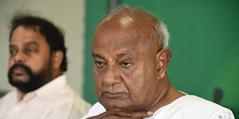 Former Prime Minister HD Deve Gowda (Photo| Nagaraja Gadekal, EPS)