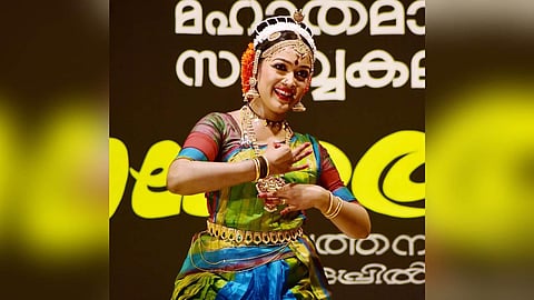 Sandra of Mountzion Law College performs at the classical dance competition at the MG University Youth Festival in Pathanamthitta. (Photo| Shaji Vettipuram, EPS)