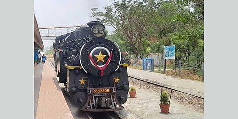 File picture of a Furnace Oil-fired X-Class Steam Locomotive