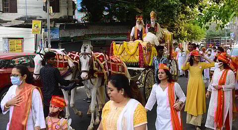 Fifteen associations came together to celebrate the day. (Photo| Debadatta Mallick, EPS)