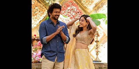 Thalapathy Vijay and Rashmika Mandanna (Photo | Instagram)