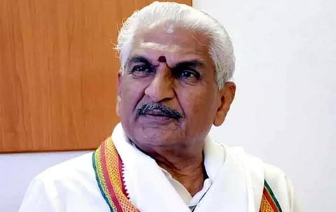 RSS leader Kalladka Prabhakar Bhat . ( Photo | Twitter,@hknewsonline)