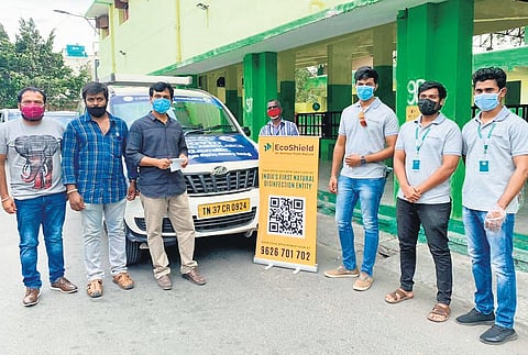 Ecoshield India received The Promising Startup 2021 award by the Indian Achievers Forum. (Photo| EPS)