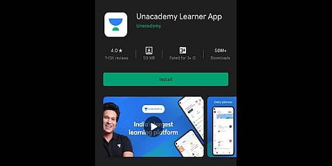 Unacademy App(Photo | Screengrab/ Playstore)
