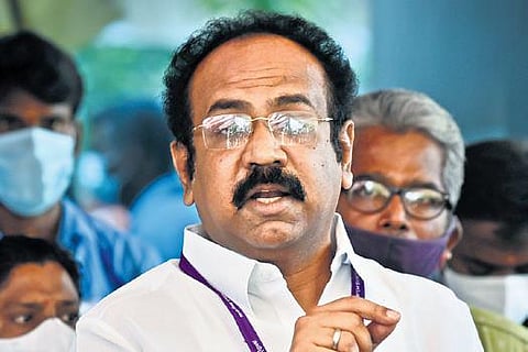 Minister of Industries Thangam Thennarasu. (Photo | EPS/P Jawahar)