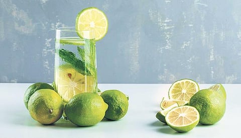 Lemon balances the body alkaline
