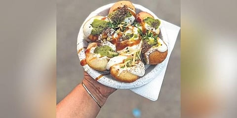 Images of dahi wale golgappe