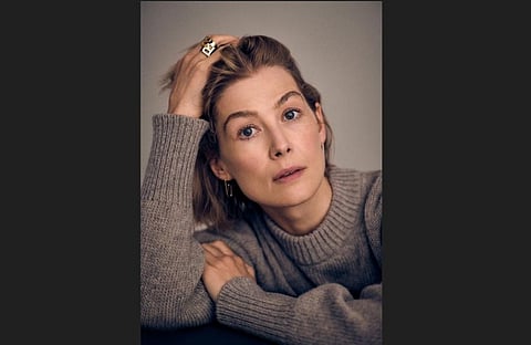 Actor Rosamund Pike. ( Photo | Twitter, @FilmUpdates)
