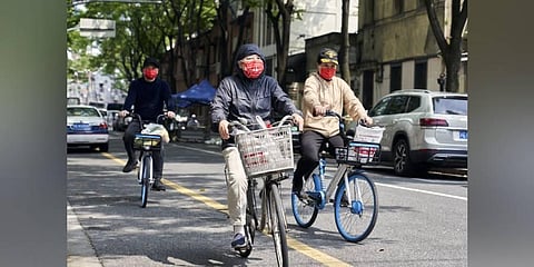China’s sluggish economy is reviving as anti-virus curbs are eased and businesses in its commercial capital of Shanghai are allowed to reopen, a Cabinet official said Monday, May 16, 2022(Photo | AP)
