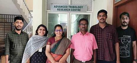 The researchers of CET who developed green cutting fluid that can replace mineral oil-based cutting fluid commonly used in shaping machinery