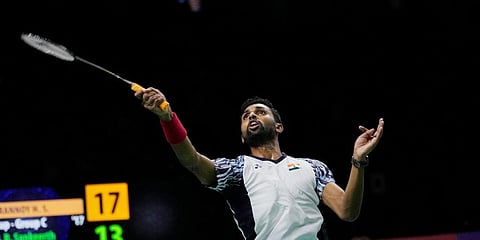 Indian badminton star HS Prannoy (Photo | AP)