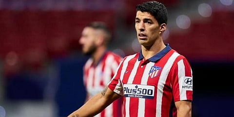 Atletico Madrid striker Luis Suarez
