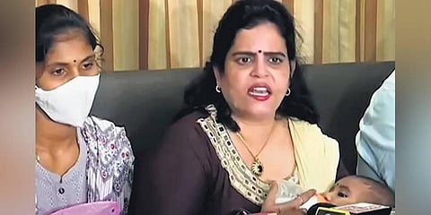 Hyderabad: Cine actress Karate Kalyani denies adopting baby