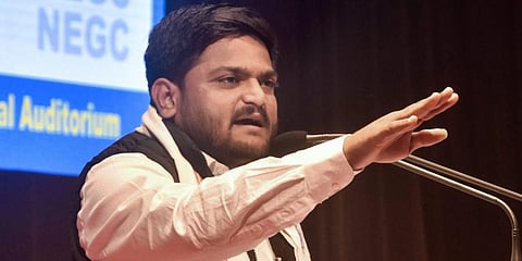 Gujarat Congress working president Hardik Patel (Photo | PTI)