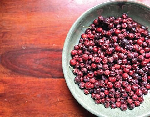 Making phalsa-stained memories