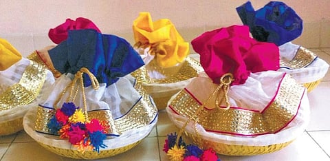 Giving a makeover to scraps and waste fabric. ( Photo | EPS)