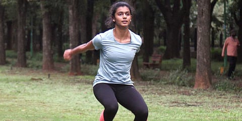 Indian athlete Priya H Mohan (Photo | EPS)