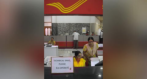 A postal department source confirmed that it has become operational but a formal launch was yet to happen. (Photo | Express)