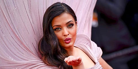 Aishwarya Rai poses for photographers upon arrival at the premiere of the film 'Armageddon Time' at the 75th international film festival, Cannes, southern France. (Photo | AP)