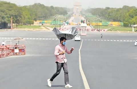 The day was hot as usual in the city on Friday | Shekhar yadav