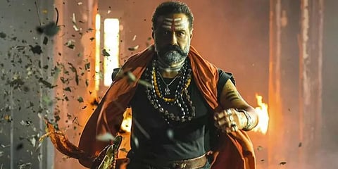 A still from Nandamuri Balakrishna-starrer 'Akhanda'.