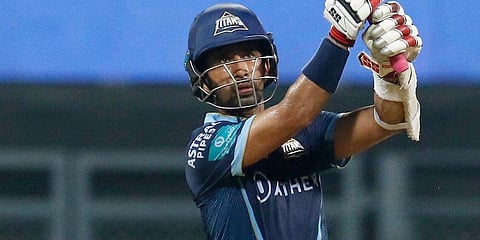 Gujarat Titans wicketkeeper-batter Wriddhiman Saha (Photo| Twitter)