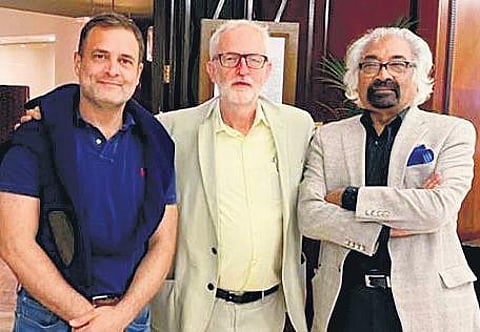 Congress leader Rahul Gandhi’s meeting with British MP Jeremy Corbyn.