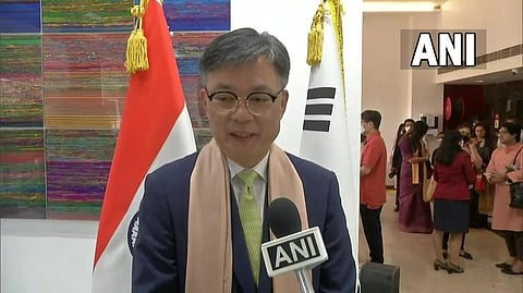 South Korean Ambassador to India Chang Jae-bok. (Photo | ANI Twitter)