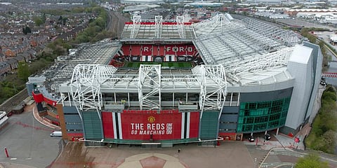 Manchester United's Old Trafford Stadium. (File Photo | AP)