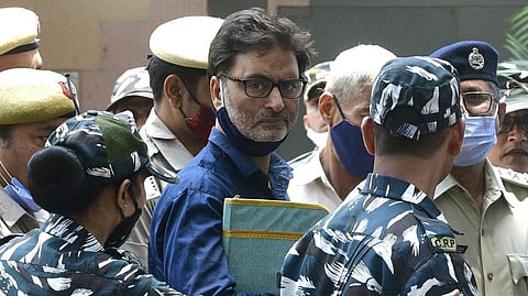 Kashmiri separatist leader Yasin Malik.