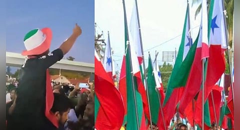 Provocative slogans were raised by a boy during a rally organised by Popular Front of India (PFI) in Alappuzha(Videograb)