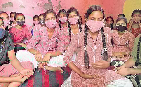 Girls face problem due to shortage of sanitary pads in govt schools (Photo| Ankita Upadhyay)