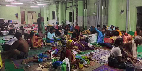 The rest shed at Cuttack's Acharya Harihar Post Graduate Institute of Cancer. (Photo| EPS)