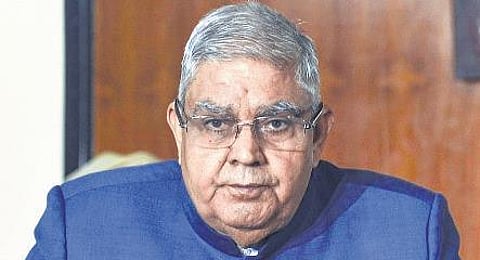 Guv Dhankhar mounts attack on Mamata govt over chancellor bill