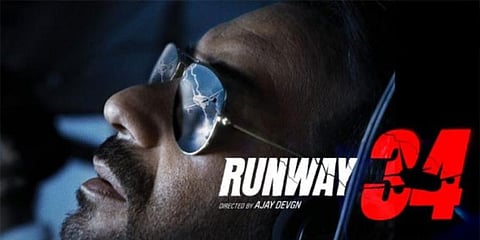 A still from Ajay Devgn-starrer 'Runway 34'.