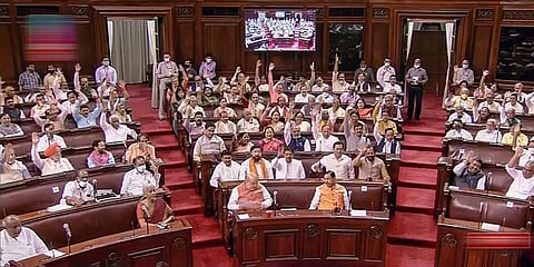 A view of the Rajya Sabha. (File Photo | PTI)