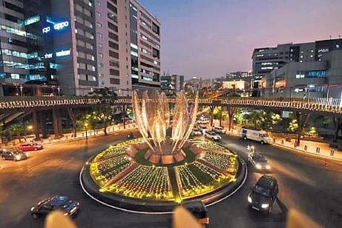 The new skywalk that circles Mindspace in HiTEC City not only looks like an architectural marvel. ( File Photo)