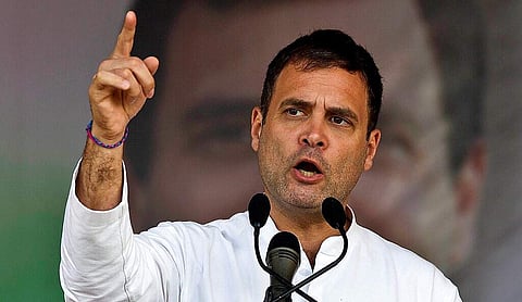Congress leader Rahul Gandhi. (File Photo| AP)