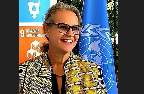 UNFPA India Representative Andrea M Wojnar. ( Photo | Twitter, @DiagneAndrea)
